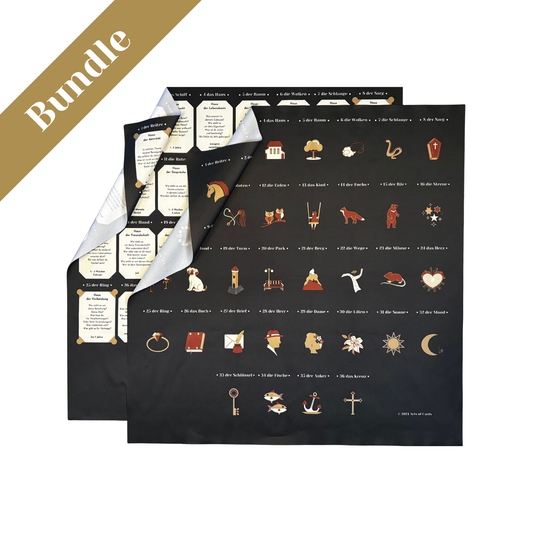 Lenormandtücher für große Karten 8x4+4 Bundle