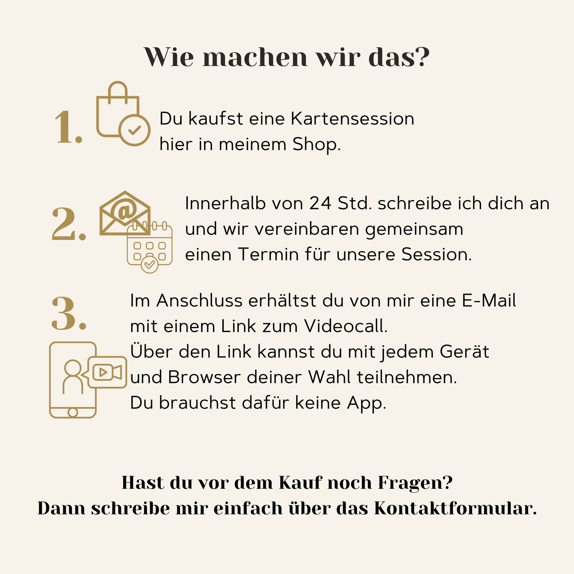 Wie bucht man Kartenlegen