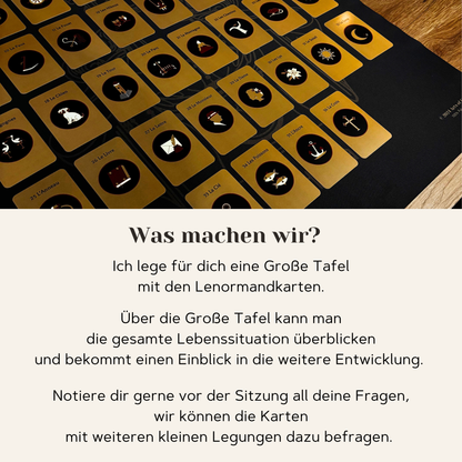 Wie laeuft eine Kartenlegung ab