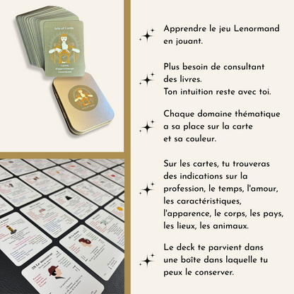 cartes Lenormand apprentissage
