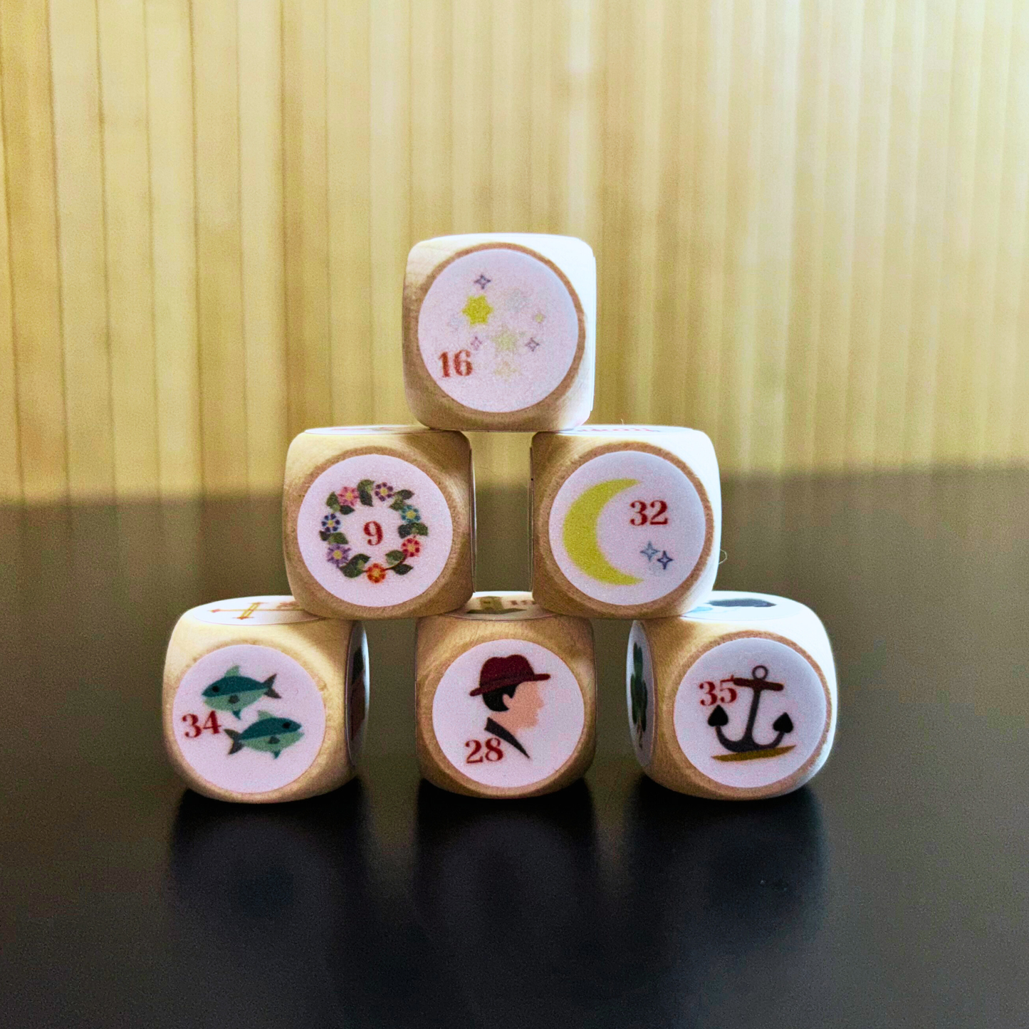 des lenormand bois symboles