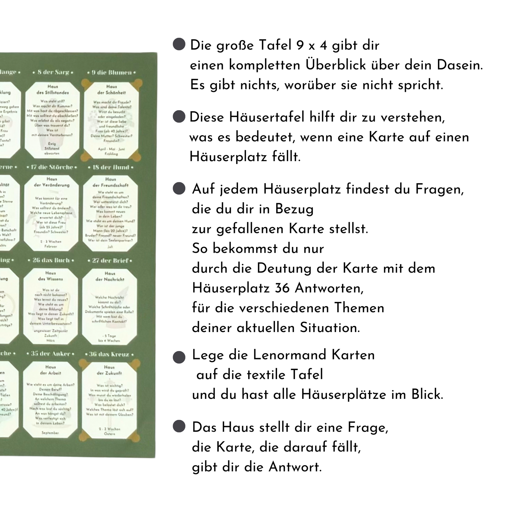 Große Tafel lernen 9x4