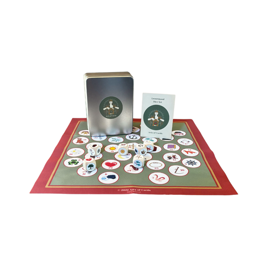 lenormand dice set wooden oracle