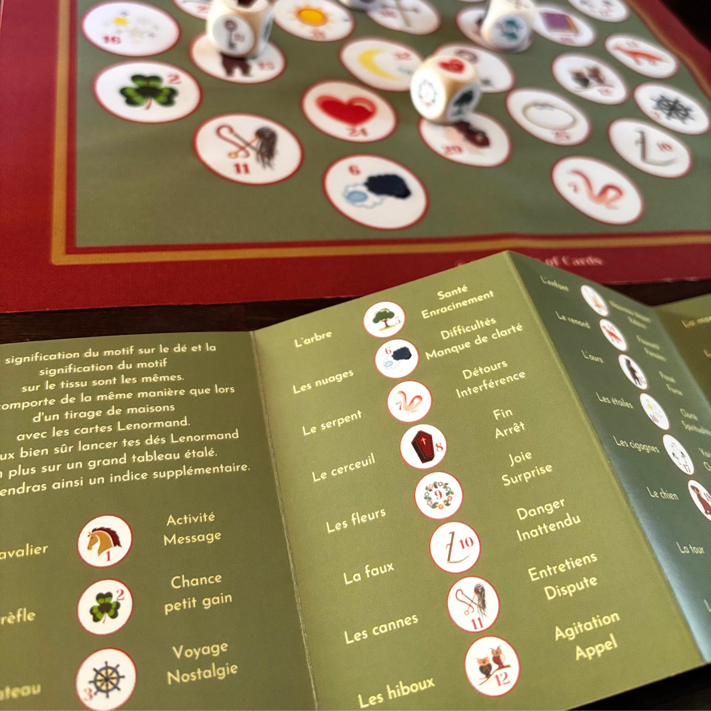 tapis lenormand des oracle