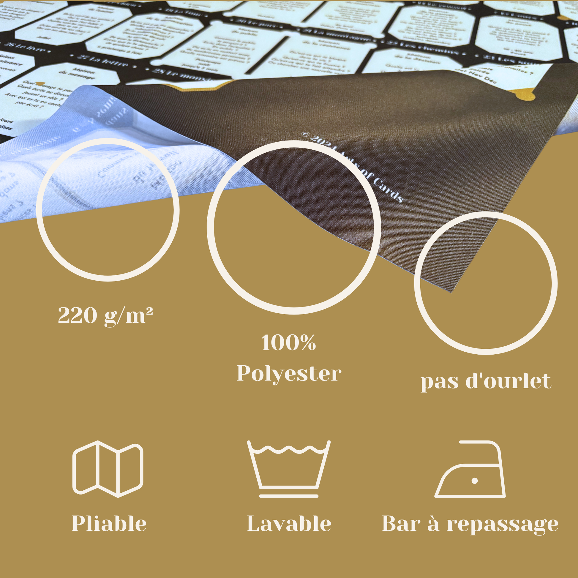 tapis Lenormand pour grandes cartes