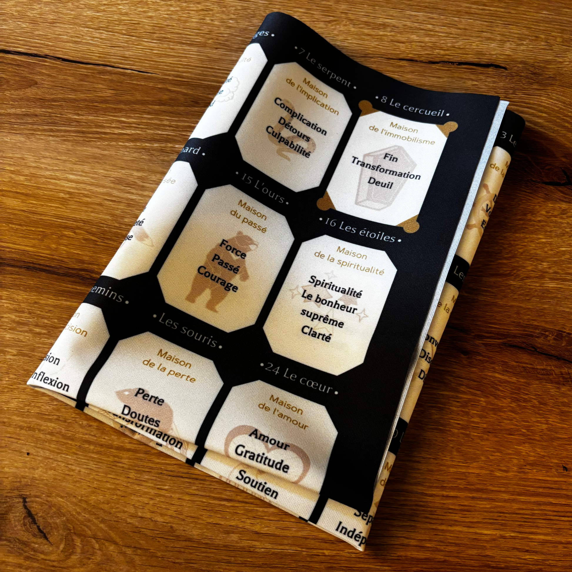 tapis grande table lenormand