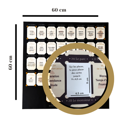 tapis pour cartes lenormand