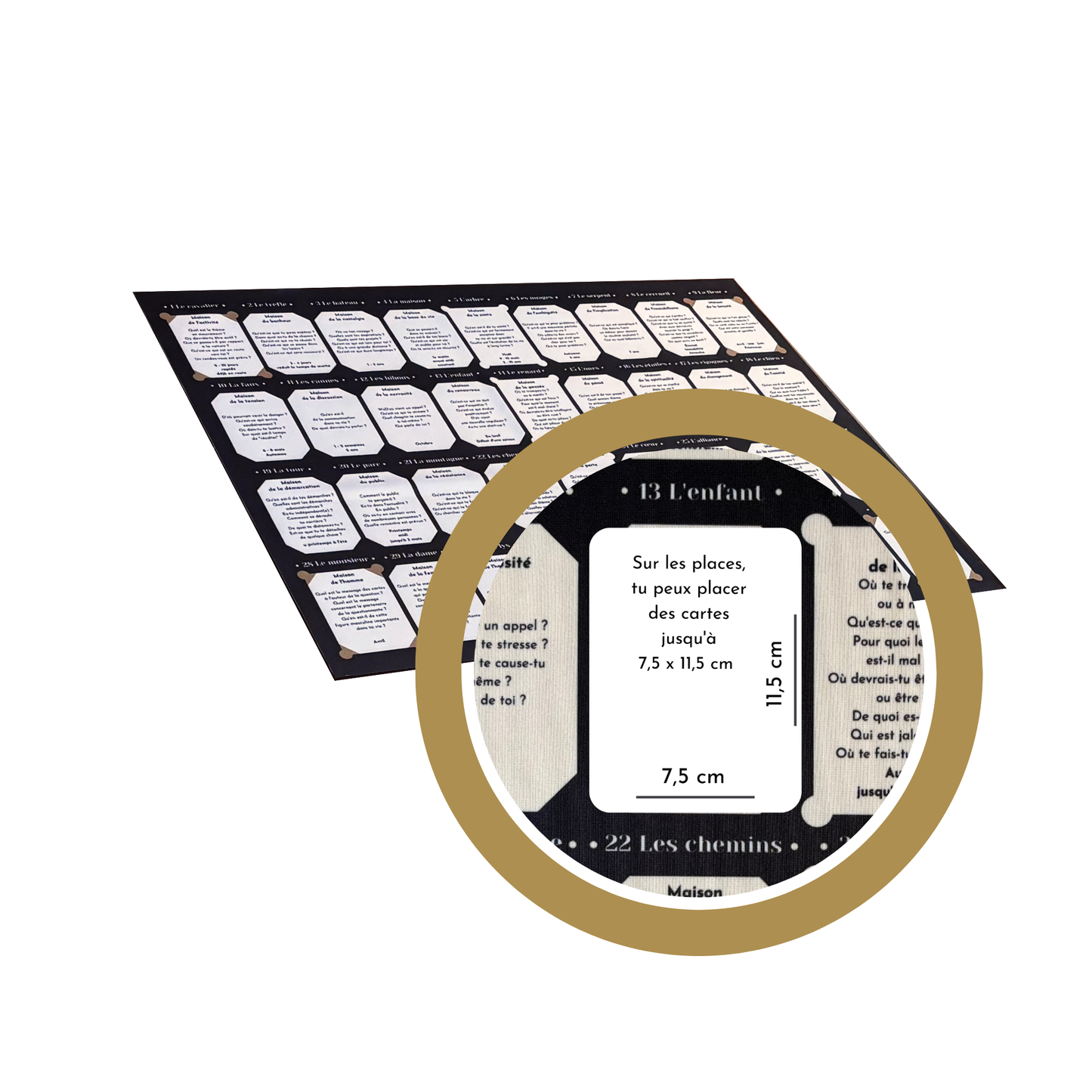 tapis de lecture Lenormand
